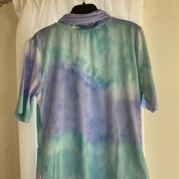 Zara Tie Dye Top , Turtle Neck - Picture 4 of 4